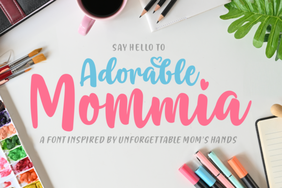 Adorable Mommia: A Joyful Script Font for Editorial Design