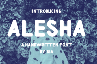Alesha: A Handwritten Font for Creative Branding and Design