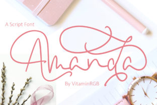 Amanda Script: A Timeless Handwritten Font for Creative Crafters