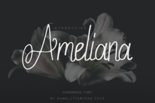 Ameliana: A Script Handwritten Font for Modern Web Design
