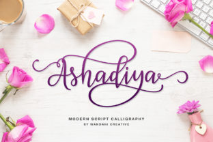 Ashadiya: A Script Handwritten Font for Editorial Design and Branding