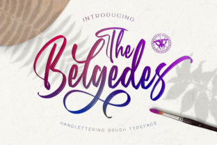 Belgedes: A Brush Script Font for Elegance and Editorial Expression