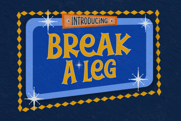 Break a Leg: A Vintage Handwritten Font for Editorial Design