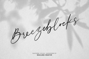 Breezeblocks: The Script Font That Elevates Every Campaign