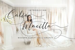 Calia Macitta: A Script Font for Editorial Elegance