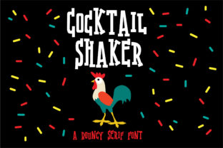 Cocktail Shaker: A Serif Font That Elevates Brand Identity