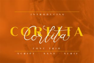 Corlita Trio: A Modern Script Font for Elegant Branding