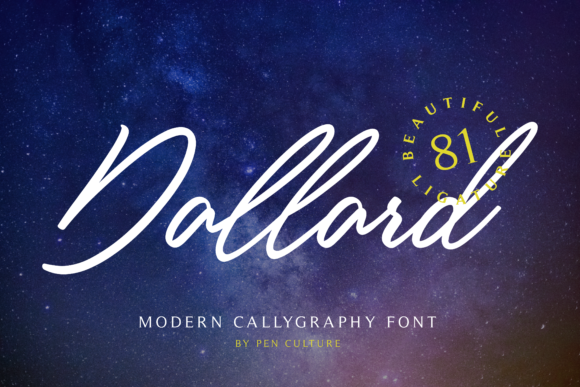 Dallard: A Script Handwritten Font for Modern Web Design