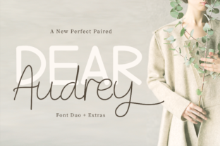 Dear Audrey: A Script Handwritten Font for Creative Crafters and Product Designers