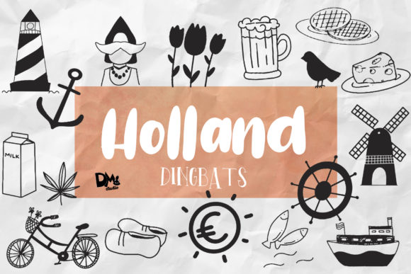 Holland Dingbats: A Font for Creative Marketers and Designers