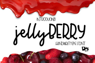 Jelly Berry: A Script Handwritten Font for Creative Crafters