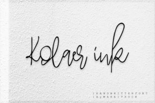 Kolaer Ink: A Script Font for Elegant Digital Branding