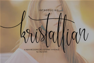 Kristallian Script for Editorial Design and Creative Branding