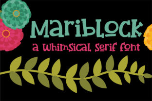 Mariblock: A Serif Font for Creative Web Design and Brand Identity