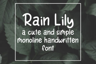 Rain Lily: A Versatile Sans Serif Font for Creative Product Design