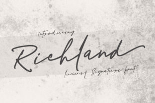 Richland: A Script Handwritten Font for Elegant Web Design