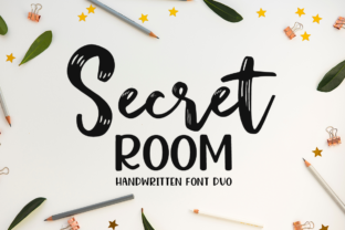 Secret Room Duo: A Playful Script Font for Creative Designers