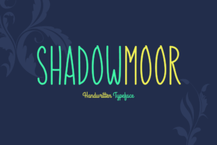 Shadowmoor: A Script Handwritten Font for Creative Crafters and Designers