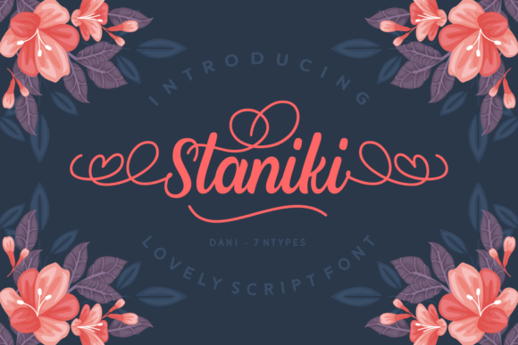 Staniki: A Script Font for Elegant, Handmade Design