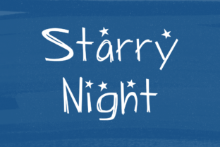 Starry Night: A Script Handwritten Font for Creative Web Design