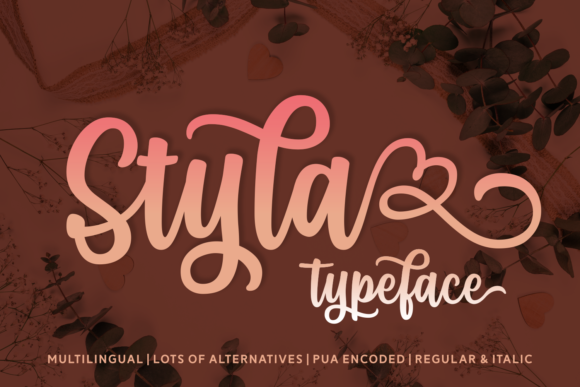 Styla: A Bold Script Font for Creative Branding