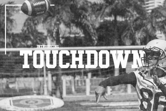 Touchdown: A Bold Slab Serif Font for Editorial Impact