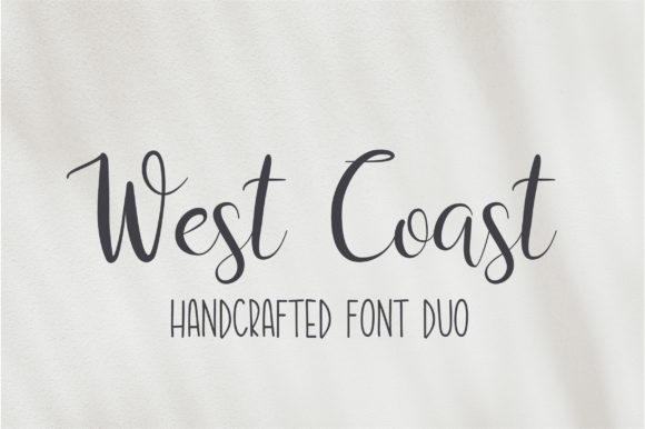 West Coast: A Script Handwritten Font for Creative Crafters