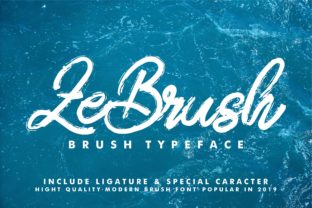 ZeBrush: A Modern Handwritten Font for Editorial Design